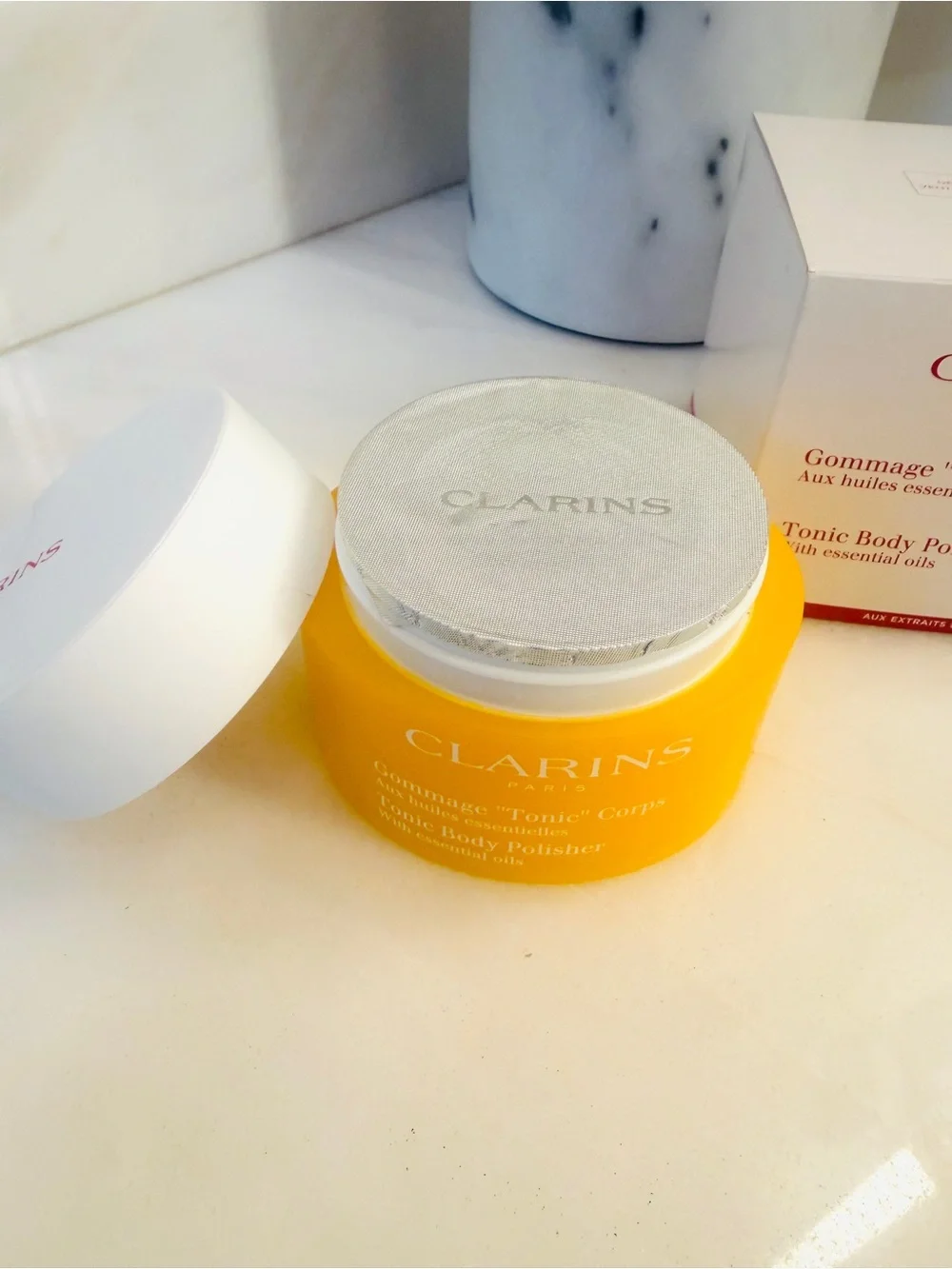 Clarins Tonic Body Polisher — Body Scrub 8.8oz. Sealed